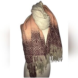 Anthropologie Madison 88 XL Blanket Tassel Scarf